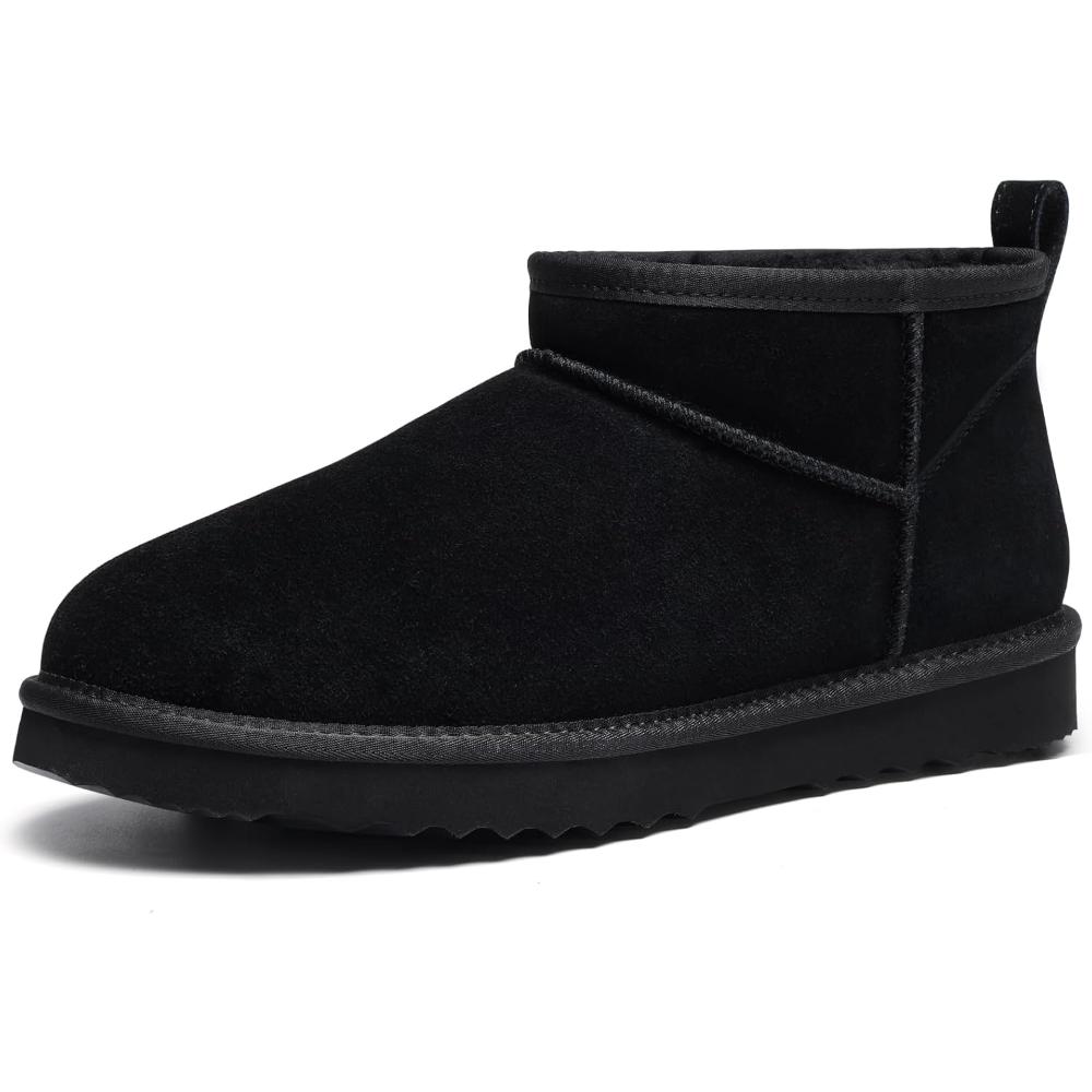Sleek Fuzzy Plush Winter Mini Boots-My Soft Slipper