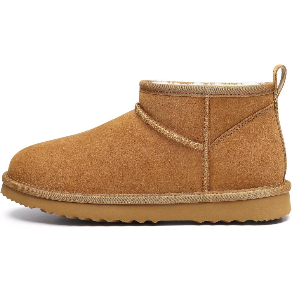 Sleek Fuzzy Plush Winter Mini Boots-My Soft Slipper