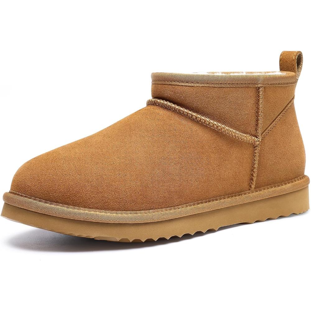 Sleek Fuzzy Plush Winter Mini Boots-My Soft Slipper