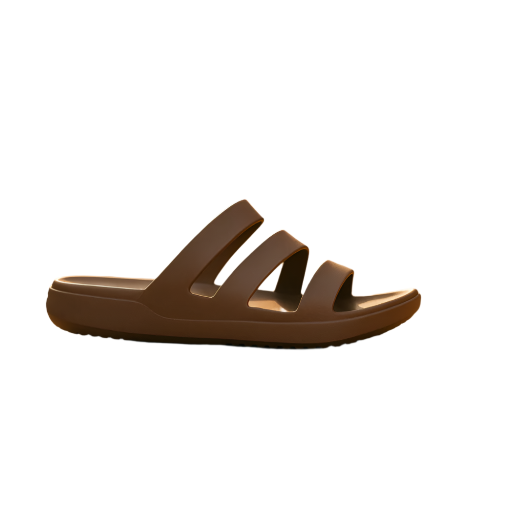 Strappy Slide Sandals Built For Motion With Ultra Light Comfort-My Soft Slipper