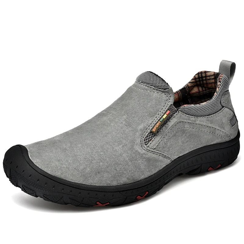 Genuine Leather Men's Outdoor Shoes-My Soft Slipper