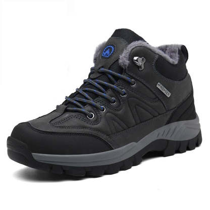 Men's Warm Waterproof Lace Up Boots-My Soft Slipper