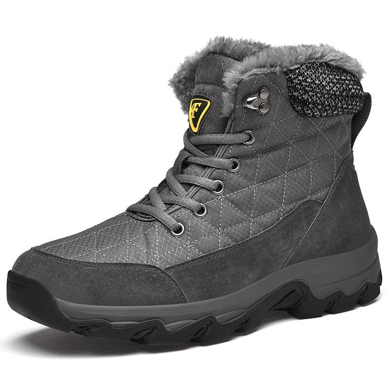 Men's Warm Outdoor Non-Slip Snow Boots-My Soft Slipper