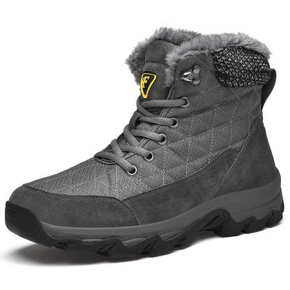 Men's Warm Outdoor Non-Slip Snow Boots-My Soft Slipper