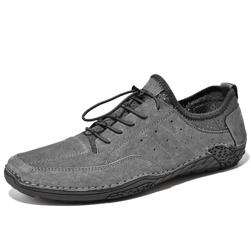 Men's Casual Genuine Leather Shoes-My Soft Slipper