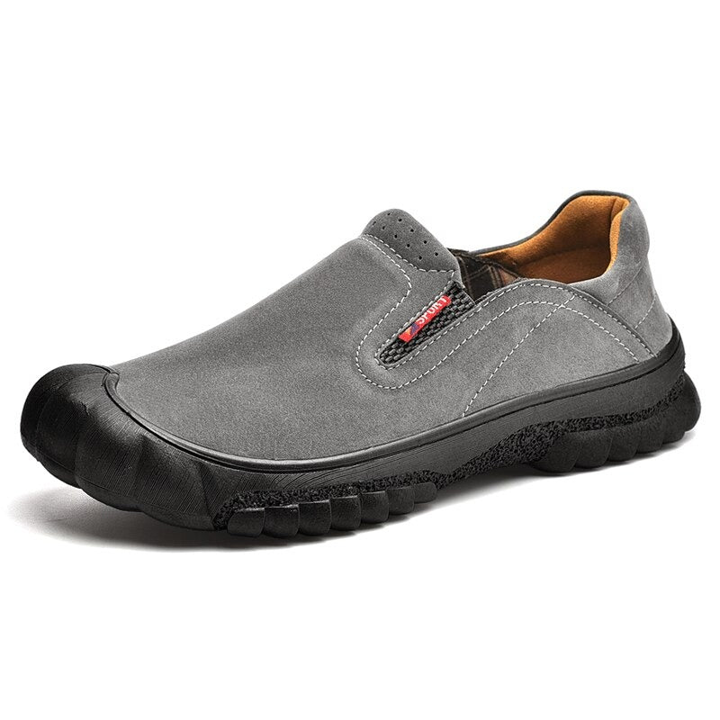 Men's Casual Comfortable Leather Sneakers-My Soft Slipper