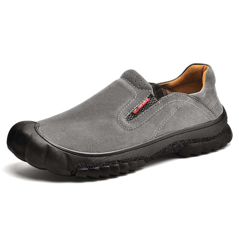 Men's Casual Comfortable Leather Sneakers-My Soft Slipper