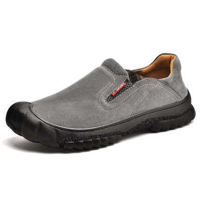 Men's Casual Comfortable Leather Sneakers-My Soft Slipper