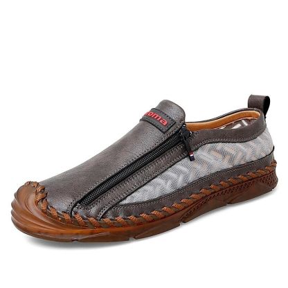 Men's Leather Handmade Outdoor Shoes-My Soft Slipper