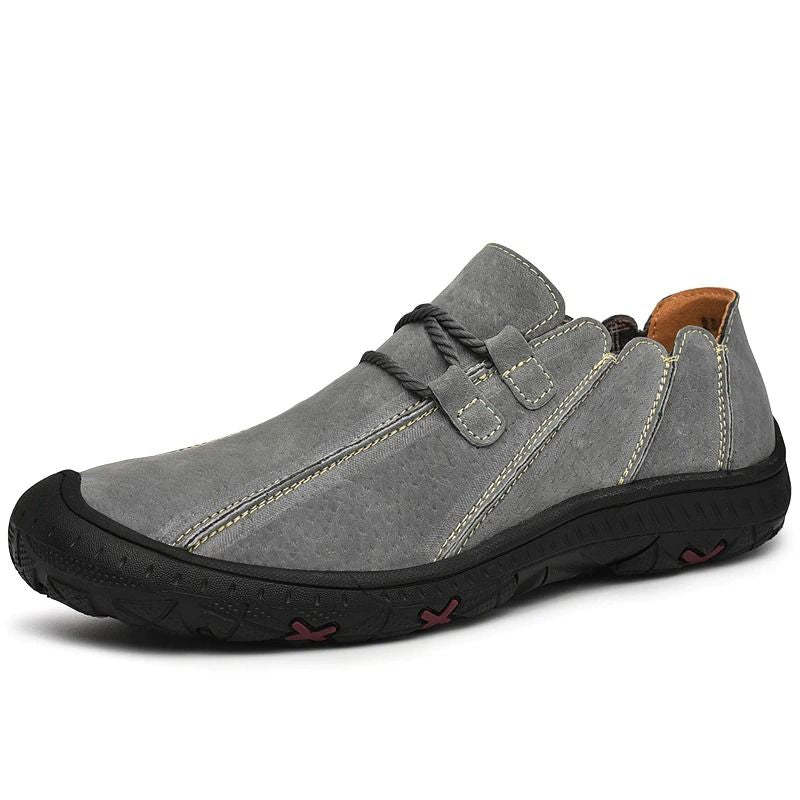 Men's Casual Handmade Comfortable Leather Shoes-My Soft Slipper