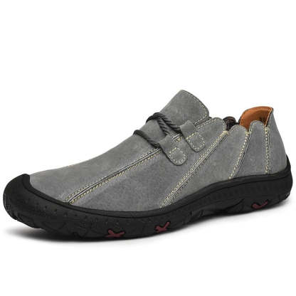 Men's Casual Handmade Comfortable Leather Shoes-My Soft Slipper
