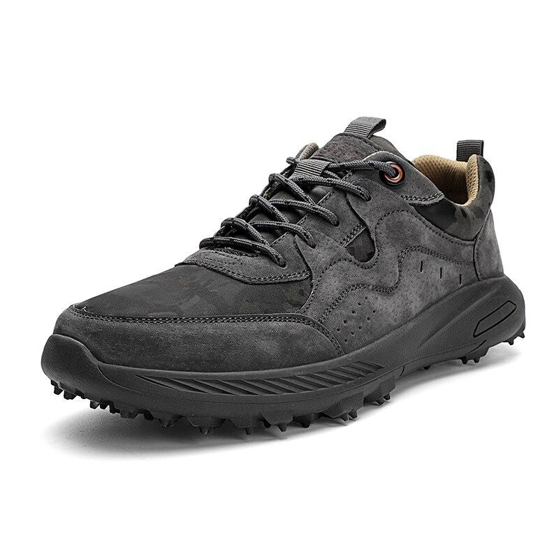 Genuine Leather Outdoor Non-Slip Men's Shoes-My Soft Slipper