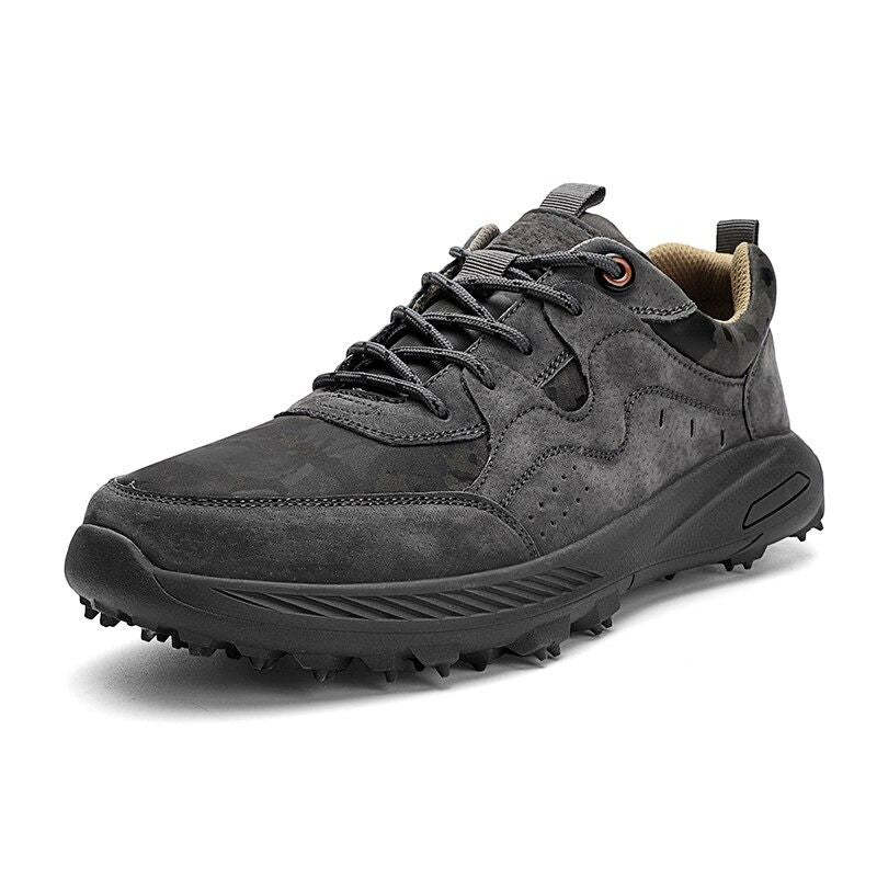 Genuine Leather Outdoor Non-Slip Men's Shoes-My Soft Slipper