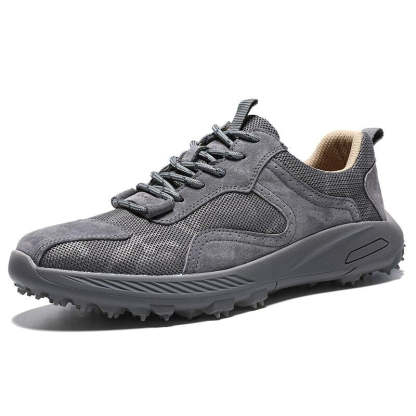 Genuine Leather Outdoor Non-Slip Men's Shoes-My Soft Slipper