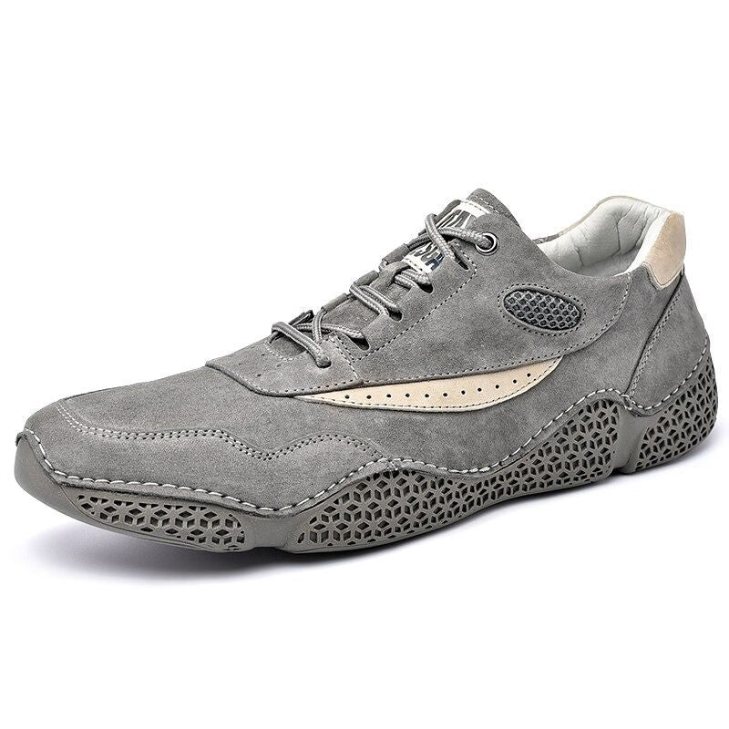 Men's Casual Genuine Leather Shoes-My Soft Slipper