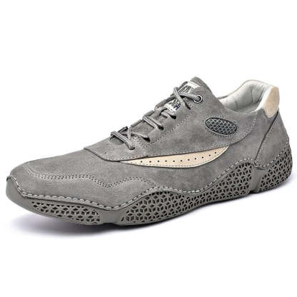 Men's Casual Genuine Leather Shoes-My Soft Slipper