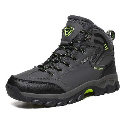 Men's Warm Waterproof Ankle Boots-My Soft Slipper
