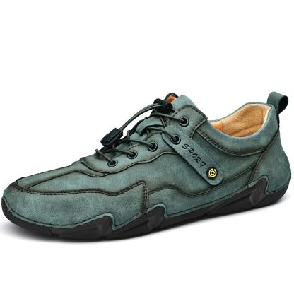 Men's Leather Casual Handmade Shoes-My Soft Slipper