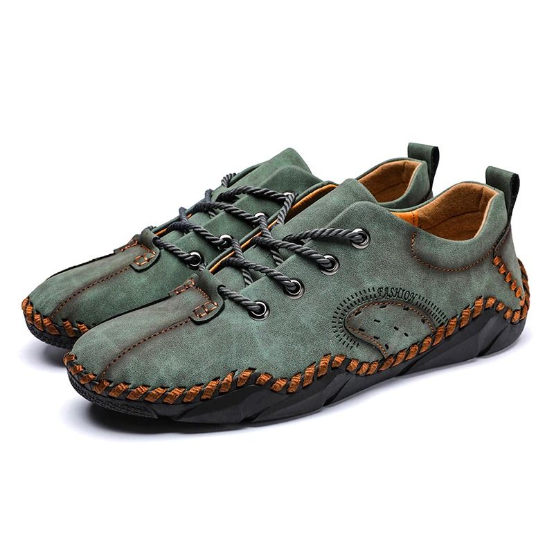 Men's Handmade Soft Leather Casual Shoes-My Soft Slipper