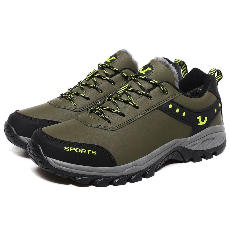 Men's Plush Warm Snow Ankle Boots-My Soft Slipper