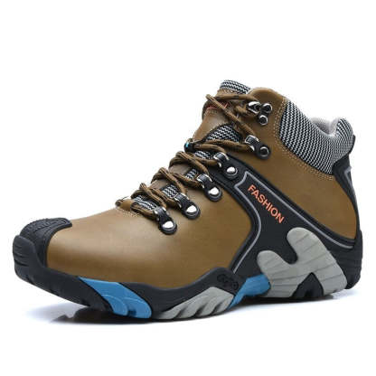 Men's Winter Warm Waterproof Lace Up Boots-My Soft Slipper