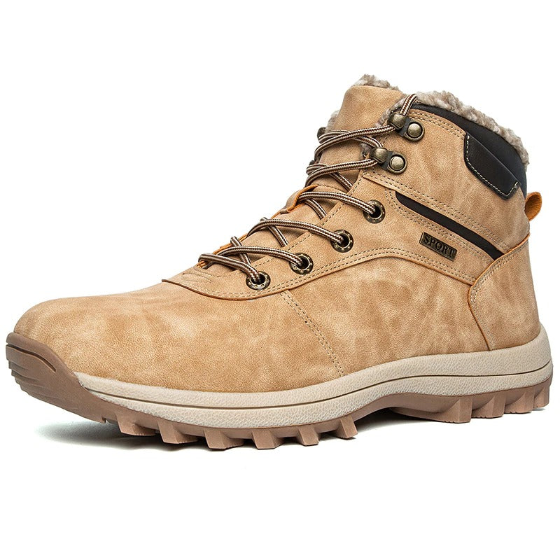 Men's Warm Waterproof Comfortable Ankle Boots-My Soft Slipper