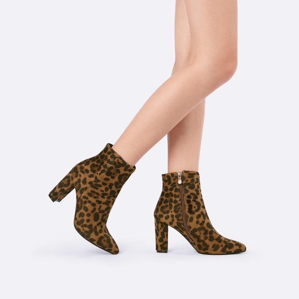 Leopard Print Pointed Boots-My Soft Slipper