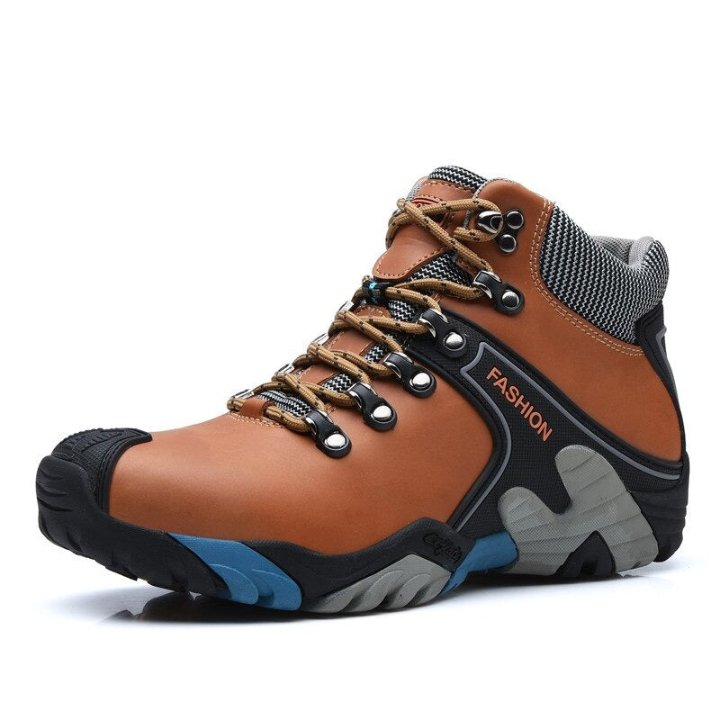 Men's Winter Warm Waterproof Lace Up Boots-My Soft Slipper