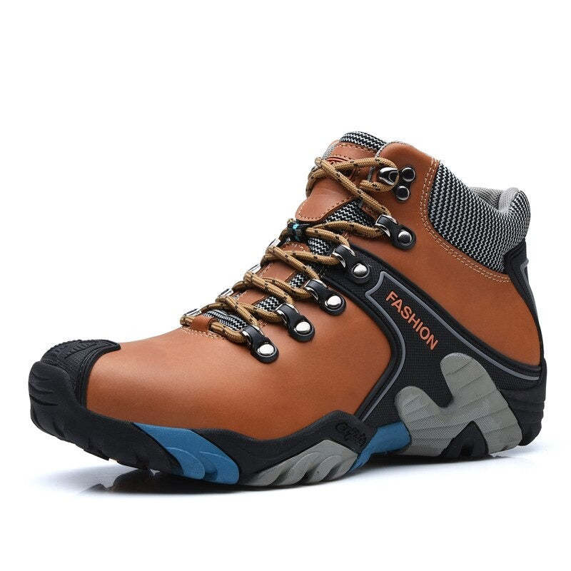 Men's Winter Warm Waterproof Lace Up Boots-My Soft Slipper