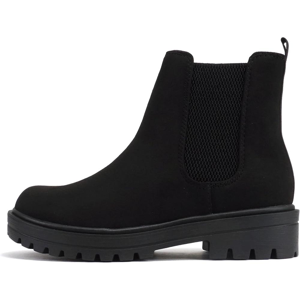 Classic Chelsea Style Boots With Lug Soles-My Soft Slipper