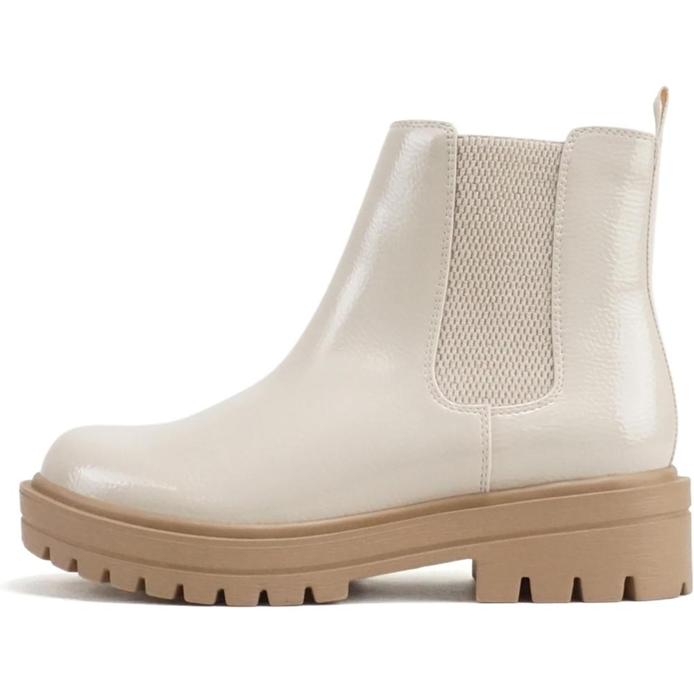 Classic Chelsea Style Boots With Lug Soles-My Soft Slipper