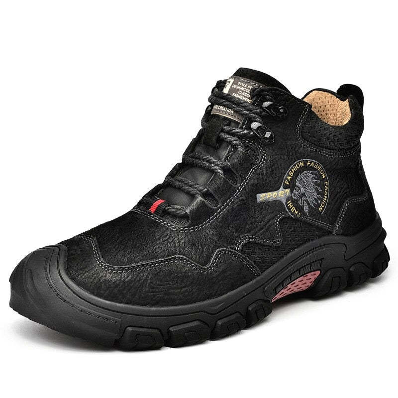 Men's Warm Waterproof Ankle Boots-My Soft Slipper