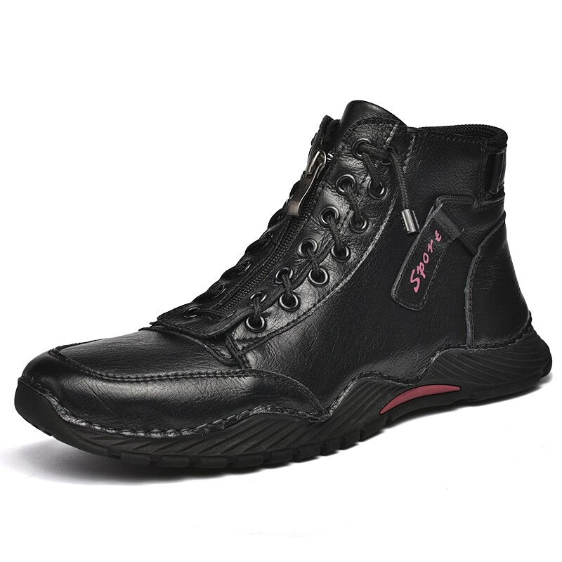 Men's Snow Non-Slip Outdoor Warm Boots-My Soft Slipper