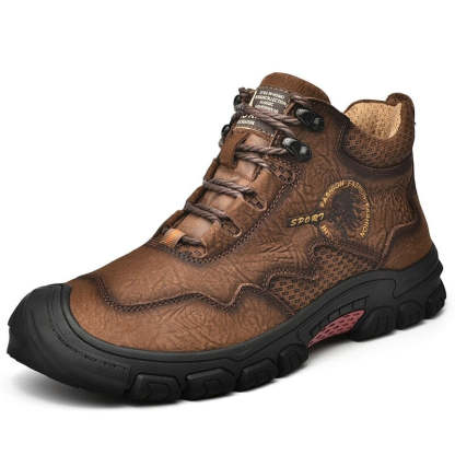 Men's Warm Waterproof Ankle Boots-My Soft Slipper