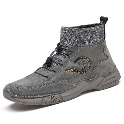 Men's Comfortable Ankle Boots-My Soft Slipper