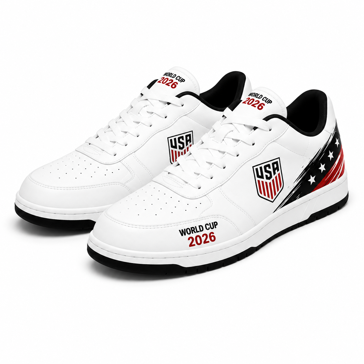World Cup 2026 United States Football Fan Printed Shoes