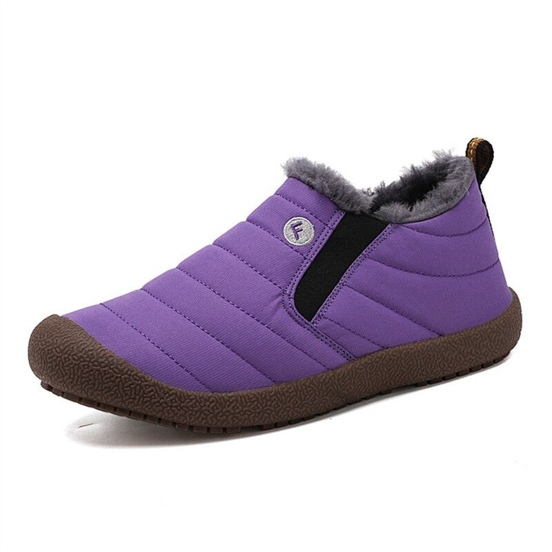 Men's Warm Snow Waterproof Outdoor Ankle Boots-My Soft Slipper