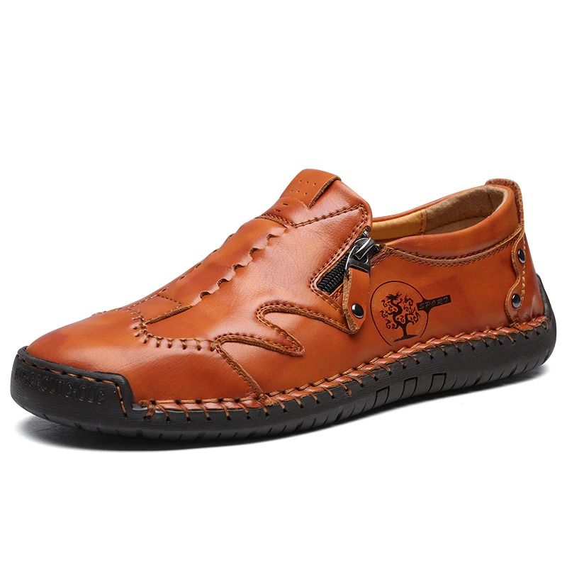 Men's Casual Soft Leather Shoes-My Soft Slipper