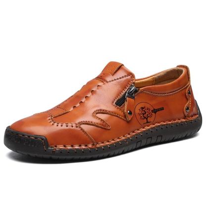 Men's Casual Soft Leather Shoes-My Soft Slipper