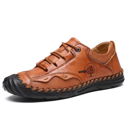 Men's Casual Soft Leather Shoes-My Soft Slipper