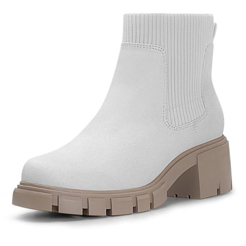 Rugged And Comfy Chunky Chelsea Boots-My Soft Slipper