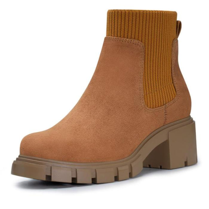 Rugged And Comfy Chunky Chelsea Boots-My Soft Slipper