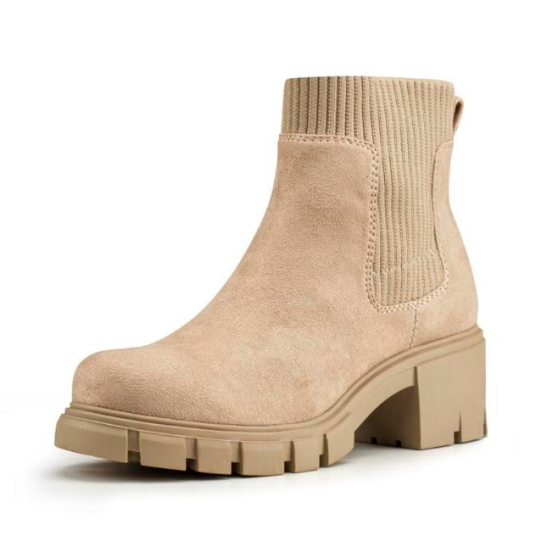 Rugged And Comfy Chunky Chelsea Boots-My Soft Slipper
