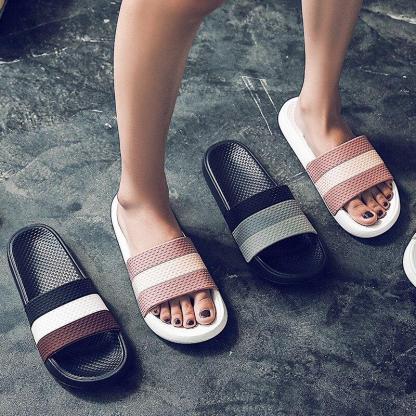 Striped Slippers-My Soft Slipper