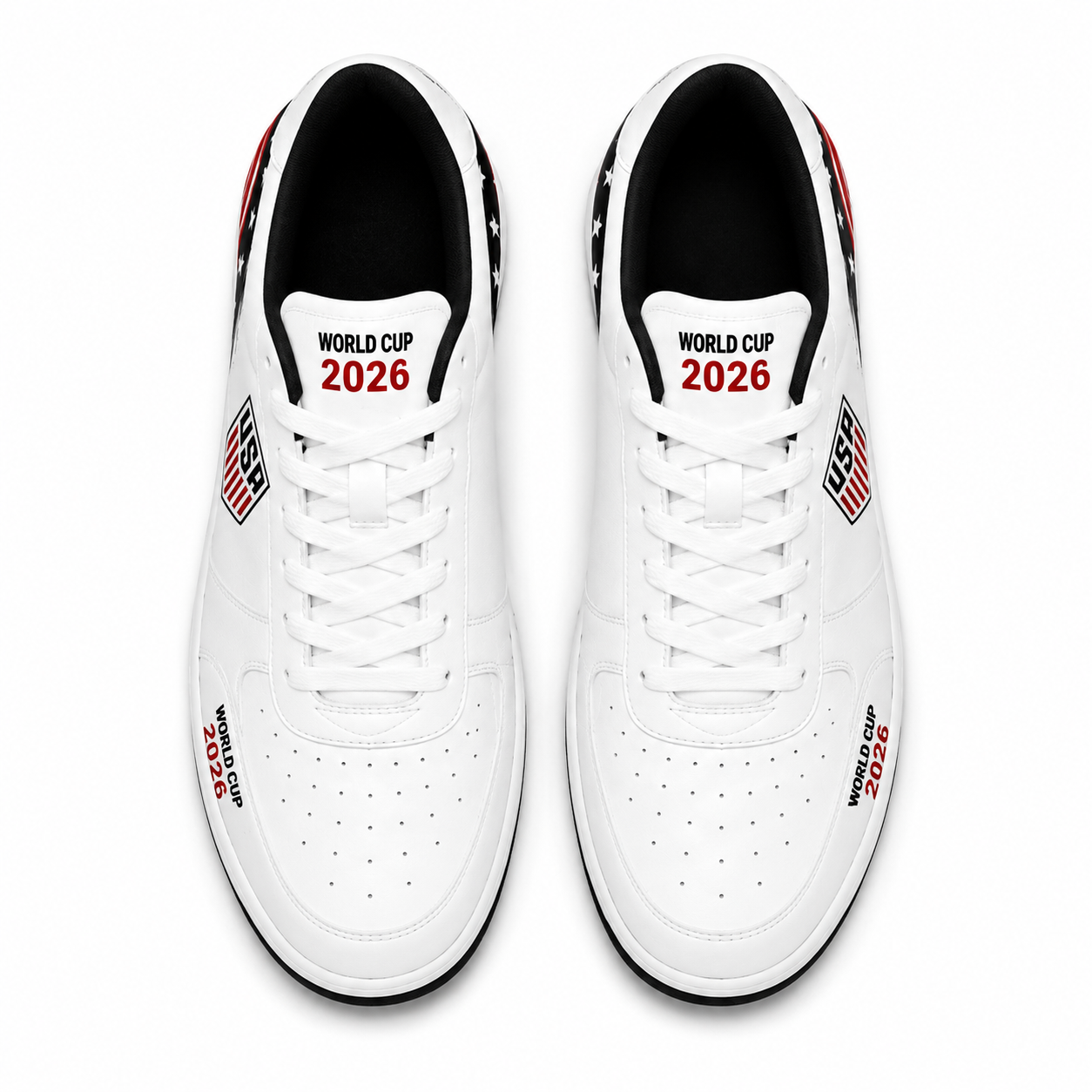 World Cup 2026 United States Football Fan Printed Shoes