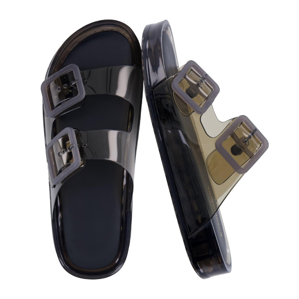 Waterproof Double Buckle Pool Slide Sandals For Women
