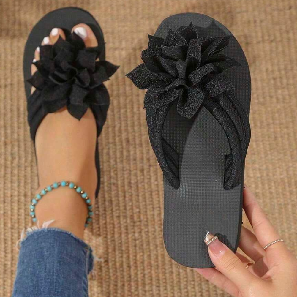 Casual Floral Flip Flops Sandals For Women