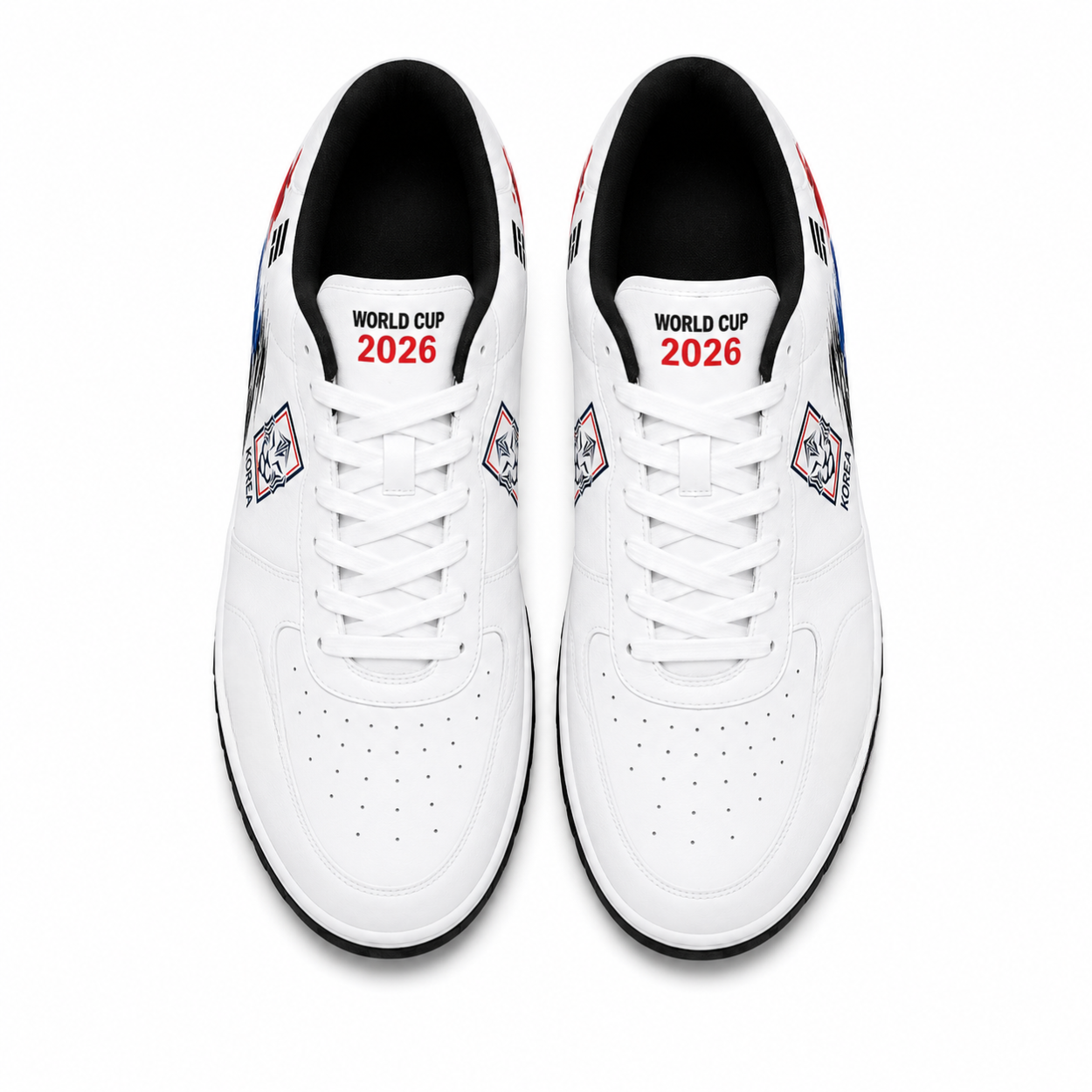 World Cup 2026 South Korea Football Fan Printed Shoes