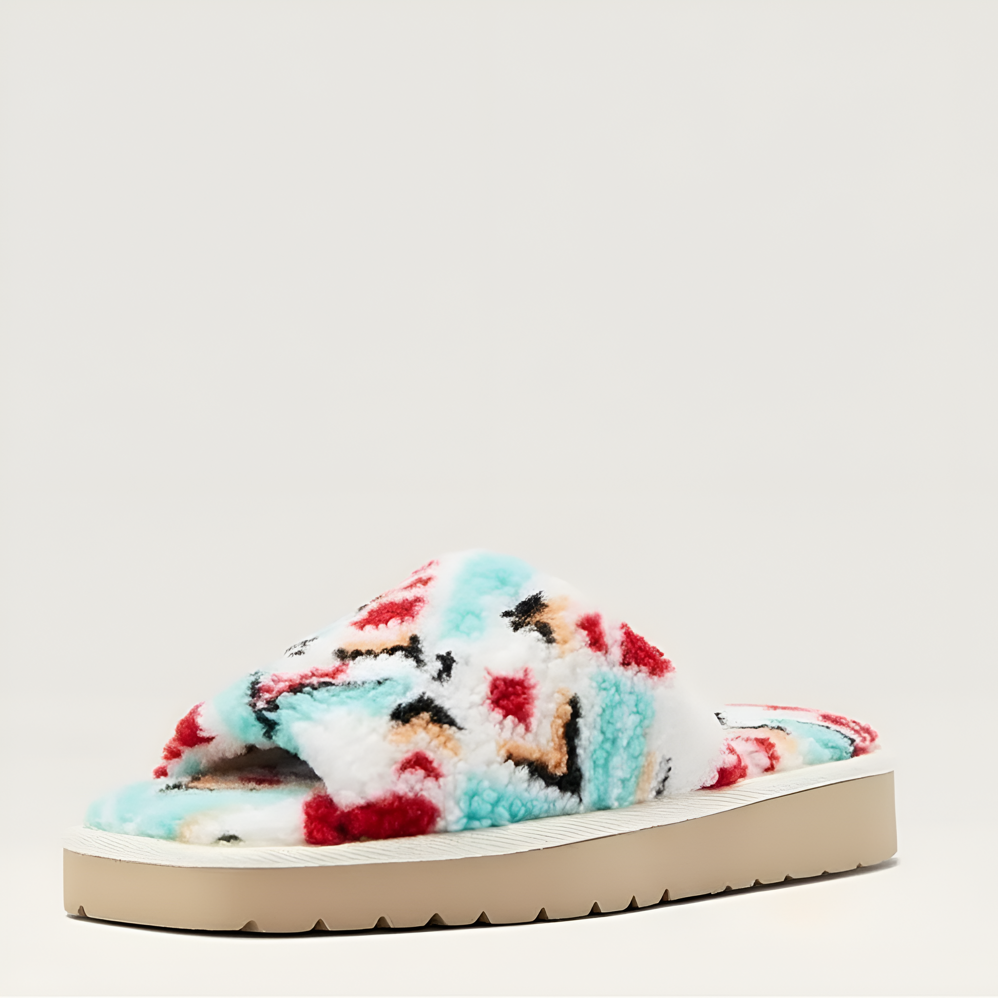 Women Cozy Chic Square Toe Slipper