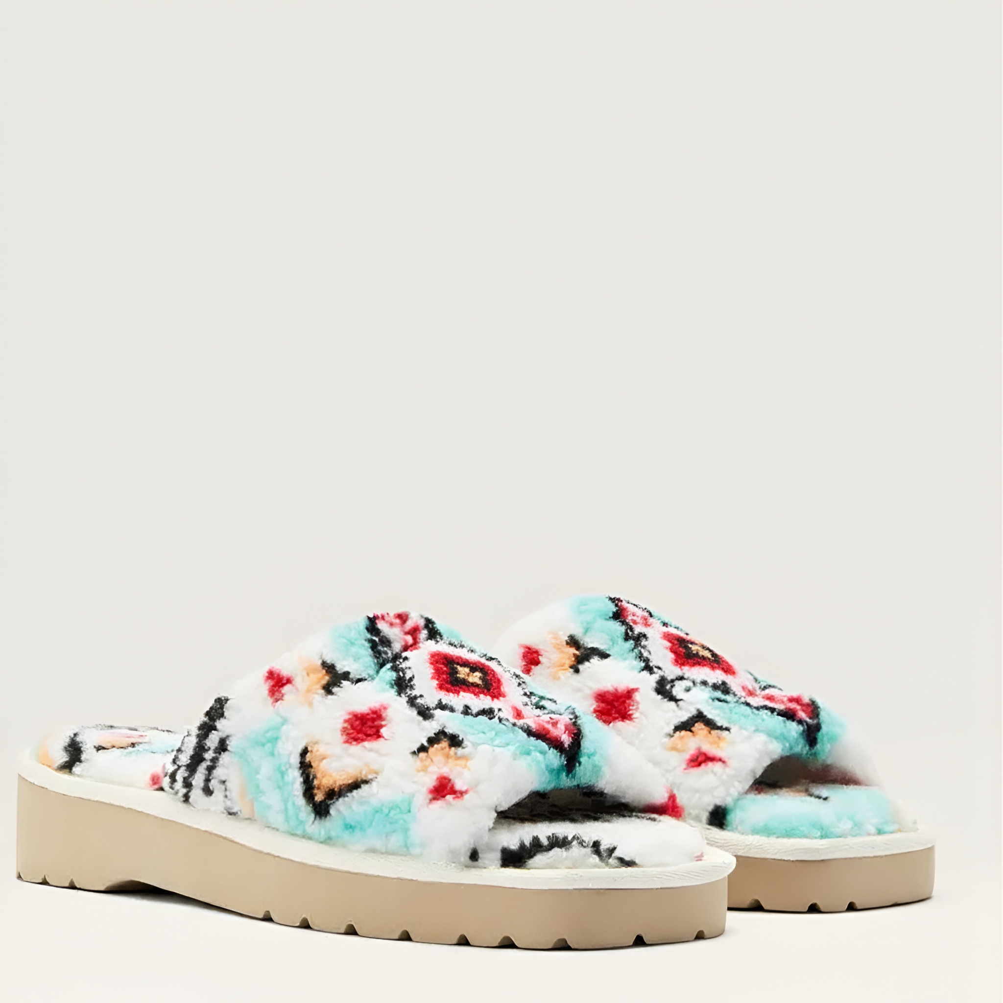 Women Cozy Chic Square Toe Slipper